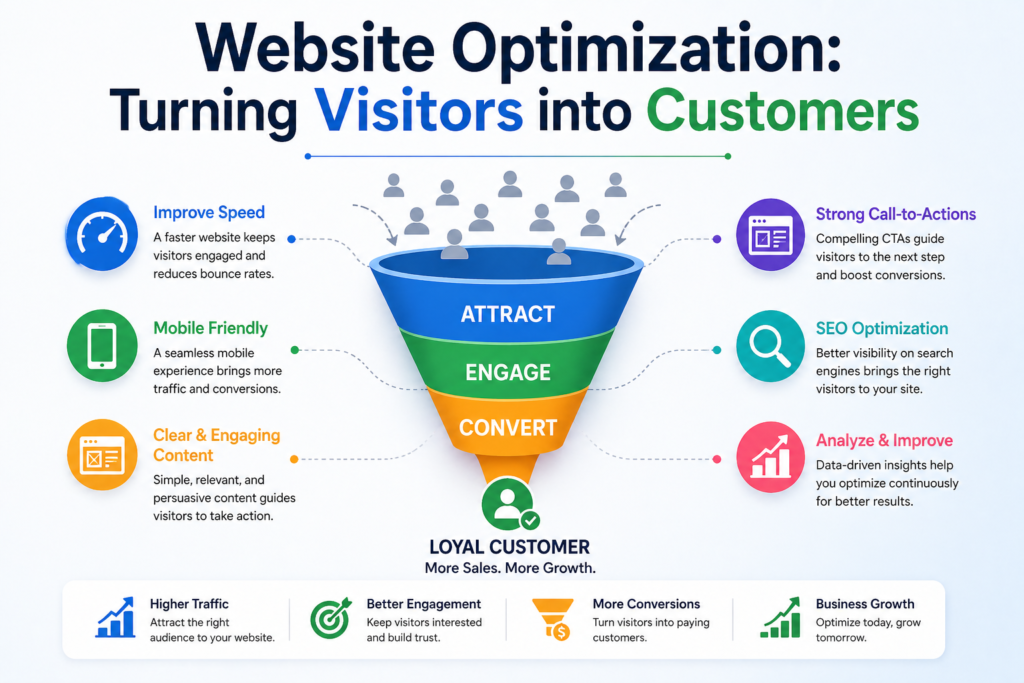 Website Optimization: Turning Visitors into Customers